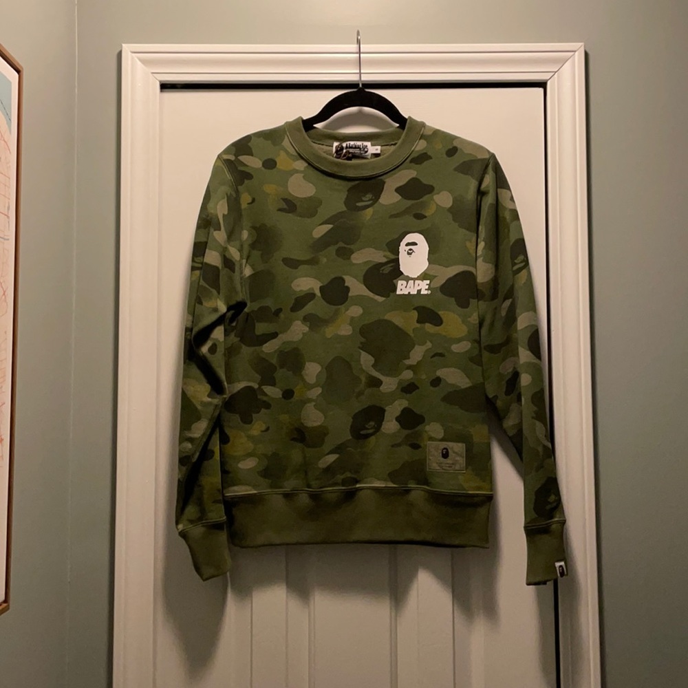 BAPE camo sweatshort (thick)